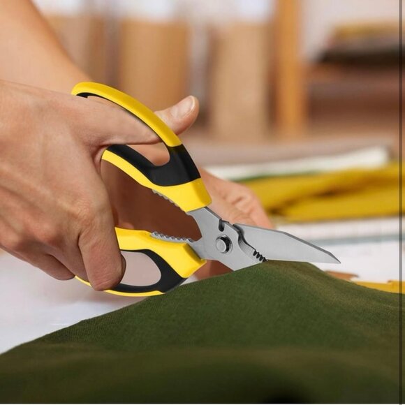 Utility Scissors Heavy Duty: sharp Scissors All Purpose heavy duty, Easy Cutting - Picture 4 of 8